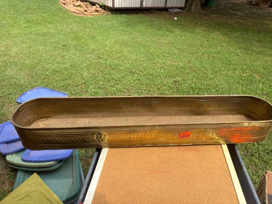 Decorative brass container