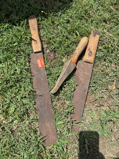Hand saws and misc items