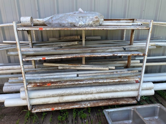 Metal Rack ONLY CONTENTS NOT INCLUDED *BUYER IS RESPONSIBLE FOR LOADING*