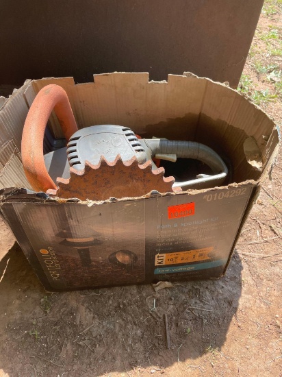 A gear and part of a power tool