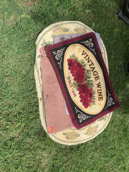 Several accent rugs