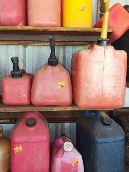 3 gas cans