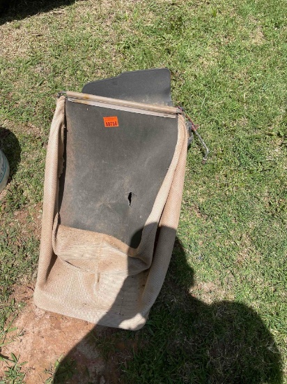 Lawnmower grass collection bag