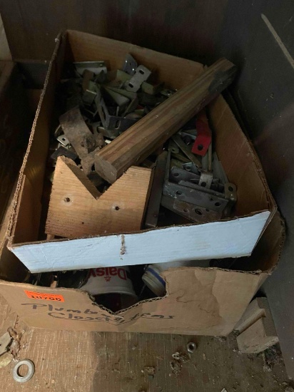 Various brackets and lots of miscellaneous items