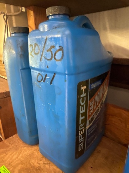 Motor oil Half full