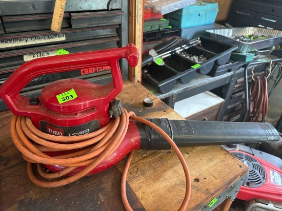 Toro leaf plower corded