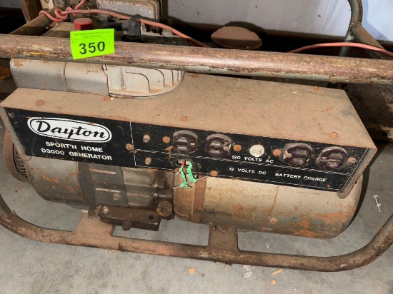 Dayton D3000 Generator Condition unknown