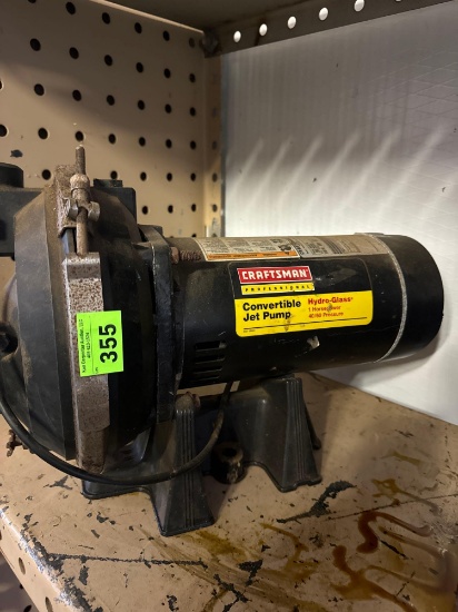 Craftsman jet pump