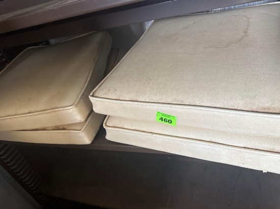 Seat cushions and chairs with table