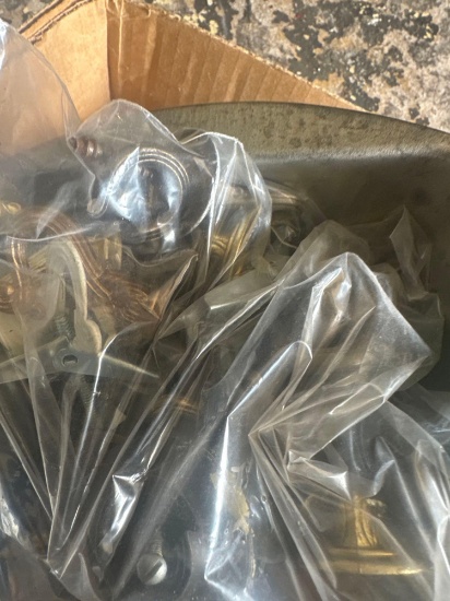 Screws, wing nuts, ceiling hooks