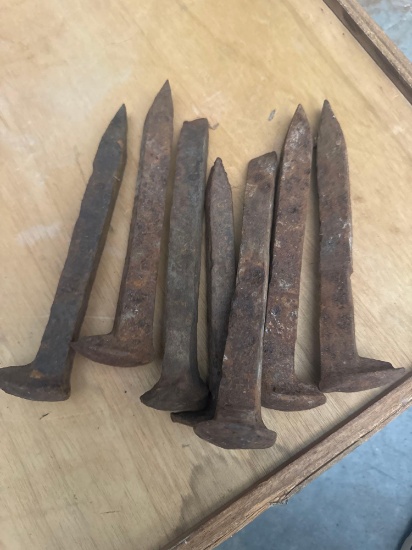 Railroad spikes
