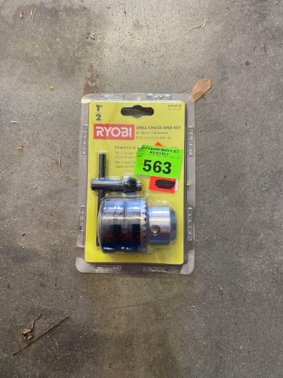 Ryobi Drill chuck and key