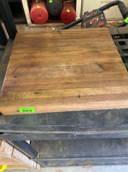 Butcher block cutting board