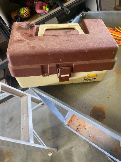Vintage fishing tackle box