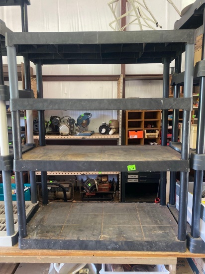 PLastic Shelving Pick up after 1pm