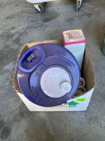 Hangers, Metal tea container and more