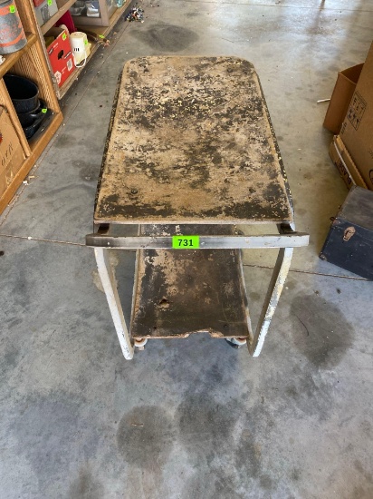 2 tier vintage cart