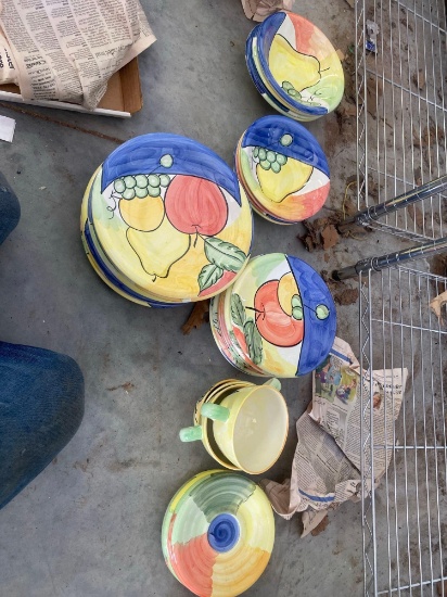 Summer fruit dinnerware