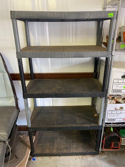 Plastic shelving unit Pick up after 1pm