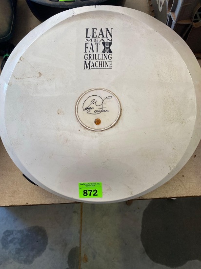 Lean mean fat grilling machine