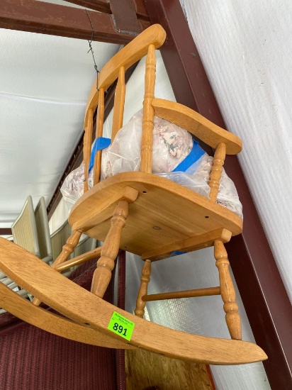 Childhood rocking chair