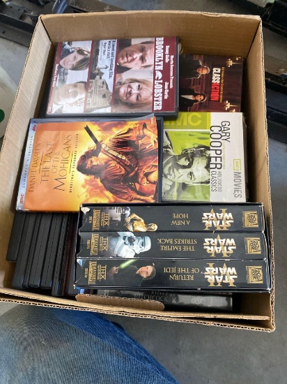 VHS and DVDs