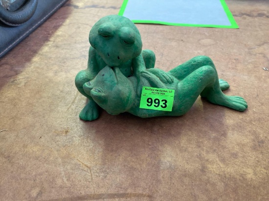 Ceramic frogs