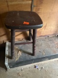 Wooden stool