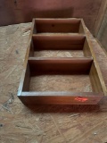 Wooden shelf