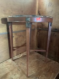 Round side table