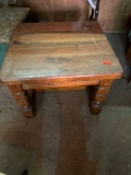 Wooden end table