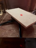 Wood with metal stand