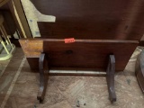 Wooden wall shelf