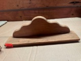 Wooden wall shelf