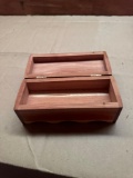 Wooden box with lid