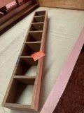 Wooden shelf