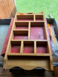Wooden shelf