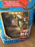 Holiday merry go round decor