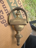 Brass door knocker