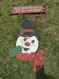 Christmas snowman hanger