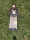 Wooden Christmas caroler