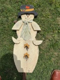 Wooden Snowman