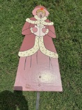 Wooden Christmas caroler