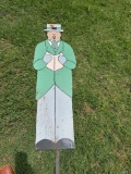 Wooden Christmas caroler