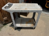 Plastic cart with wheels