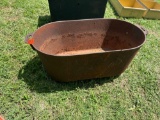 Large cast iron pot Does have crack