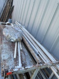 Lot contains sticks of PVC on TOP SHELF ONLY *BUYER IS RESPONSIBLE FOR LOADING*