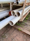 Lot contains sticks of PVC on BOTTOM SHELF ONLY *BUYER IS RESPONSIBLE FOR LOADING*