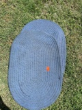 2 blur floor rugs