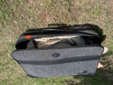 Luggage with comforter
